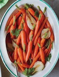 Baby Carrots with Spring Onion