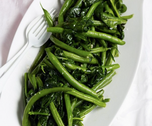 Green Beans, Silverbeet, Lemon and Thyme
