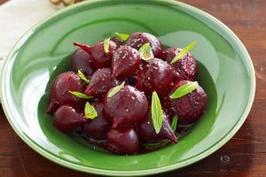 Steamed Baby Beetroot with Mint
