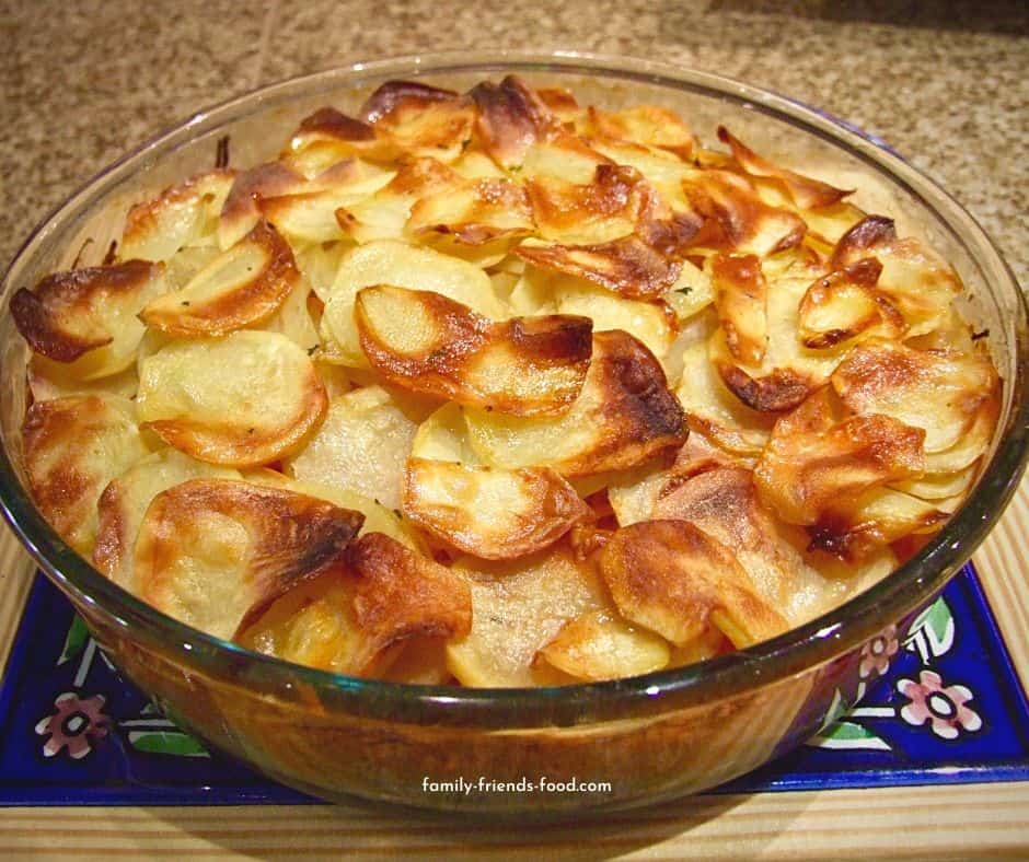 Potato, Carrot and Onion Bake
