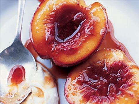 Honey Baked Nectarines