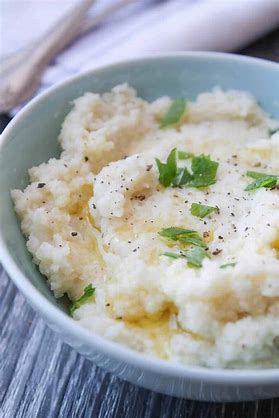 Garlic Mashed Cauliflower