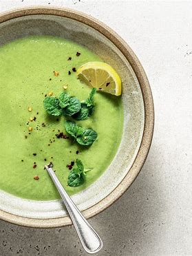 Broccoli, Cauliflower & Spinach Soup