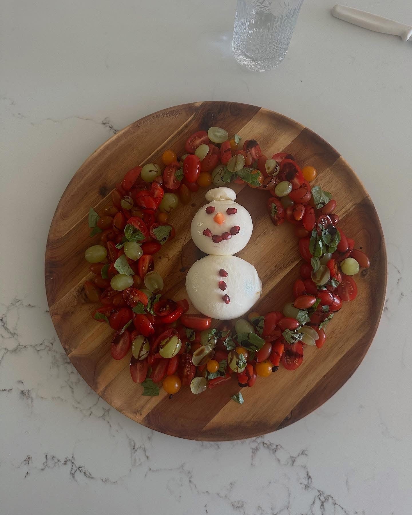 Tomato & Grape Christmas Wreath