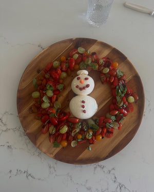 Tomato & Grape Christmas Wreath