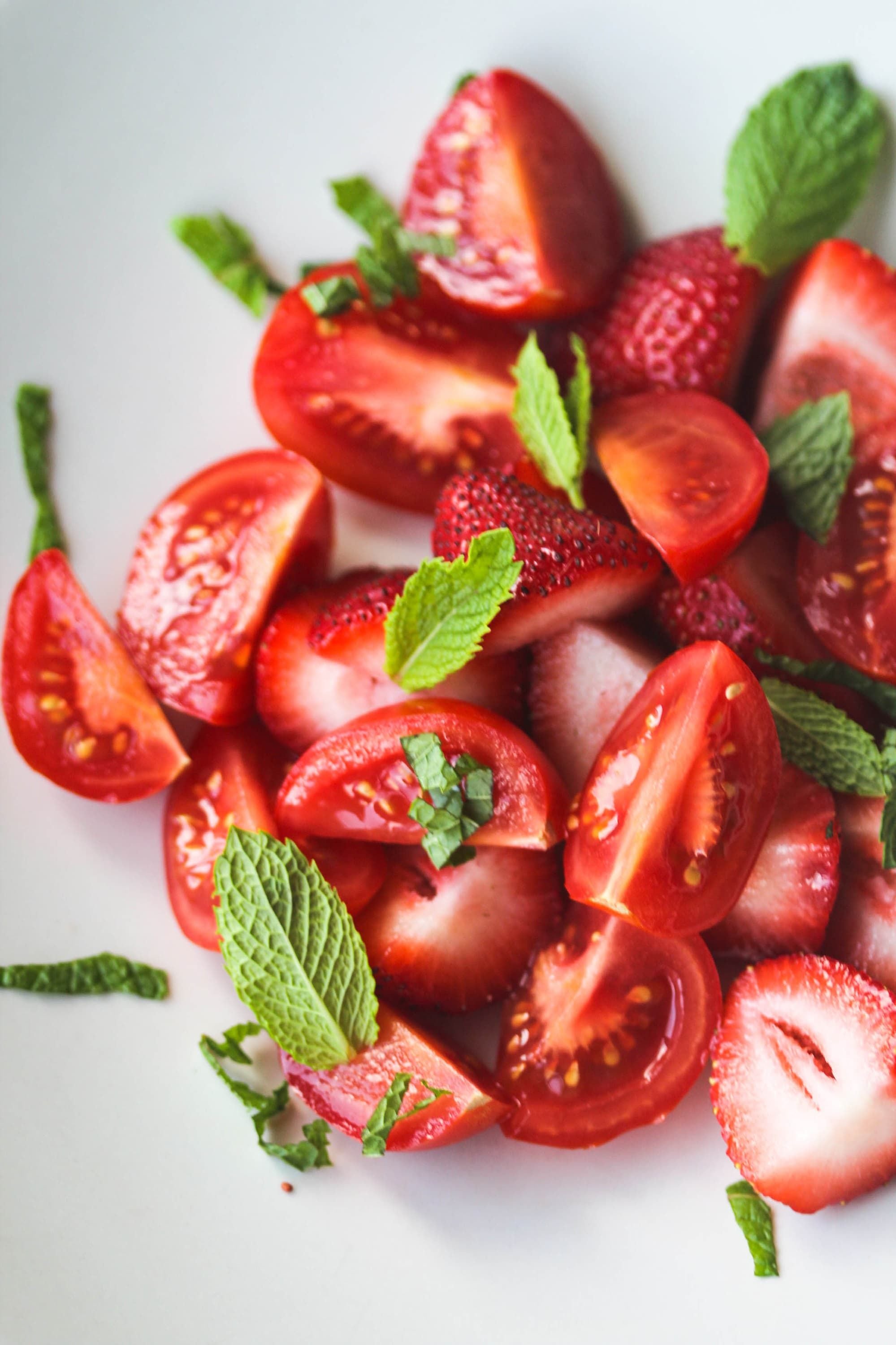 Tomato & Strawberry Salad