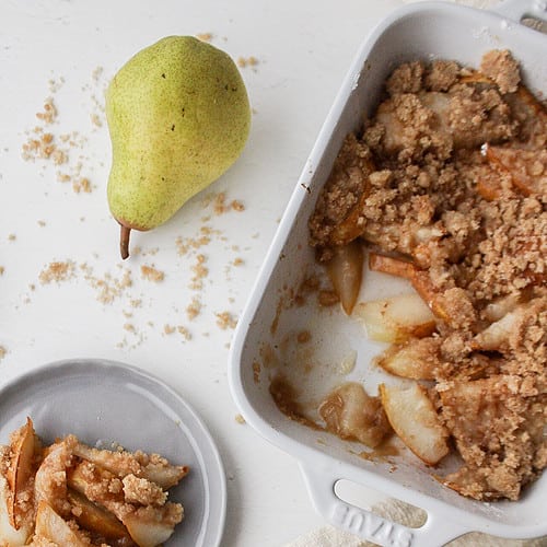 Pear Crumble