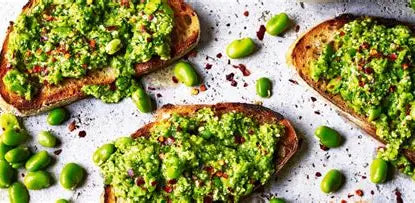 Smashed Broad Beans with Olive Oil & Lemon