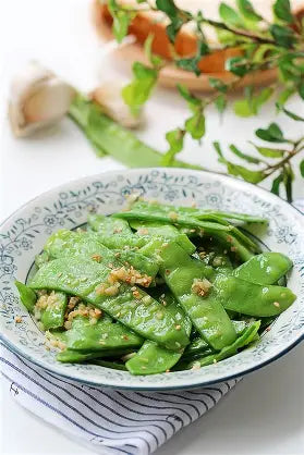 Garlic Snow Peas Stir-Fry