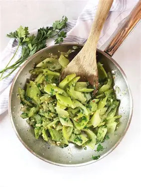 Sauteed Celery with Garlic & Olive Oil