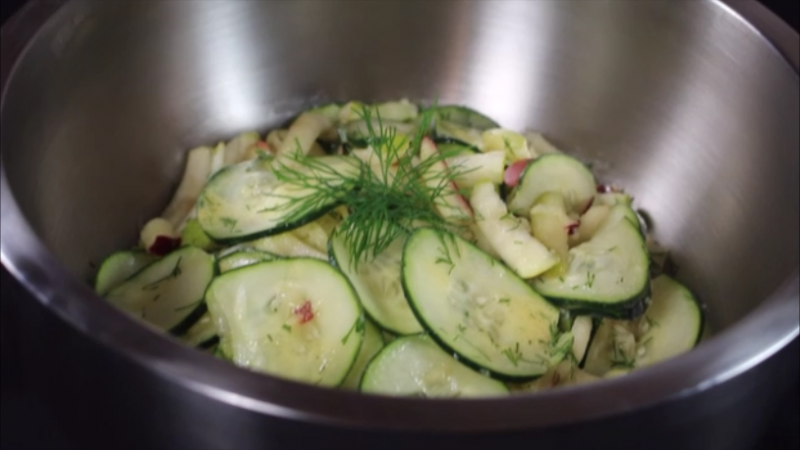 Pear & Cucumber Salad