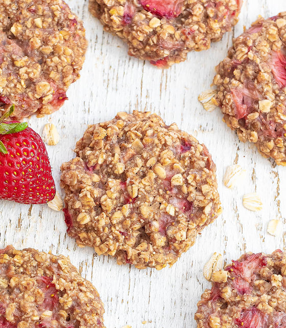 Strawberry Oat Cookies
