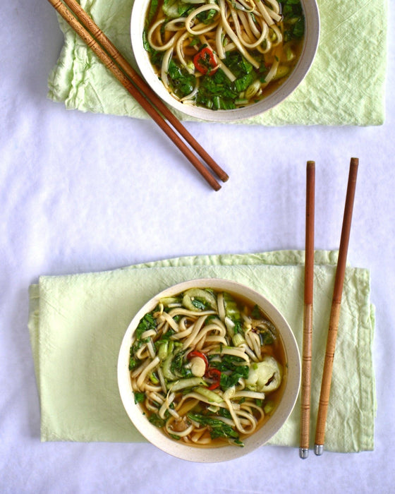 Vegan Noodle Bowl with Pak Choy