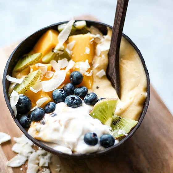 Rockmelon Coconut Smoothie Bowl