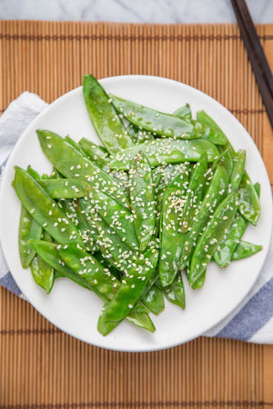 Lemon Sesame Snow Peas