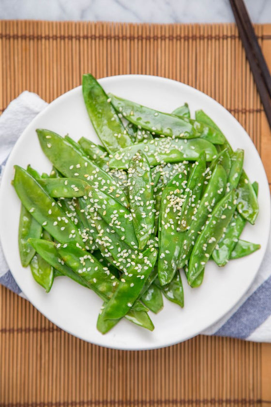 Lemon Sesame Snow Peas