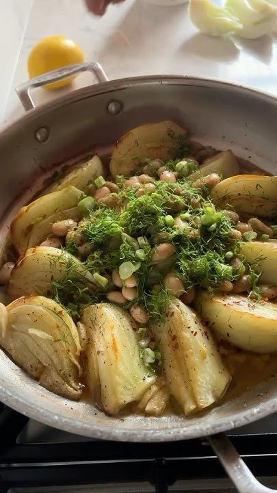 Braised Fennel with Butterbeans