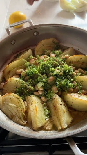 Braised Fennel with Butterbeans