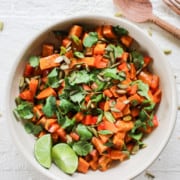 Sweet Potato Salad with Chili Lime Dressing