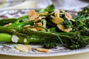 Broccolini with Garlic & Roasted Almonds