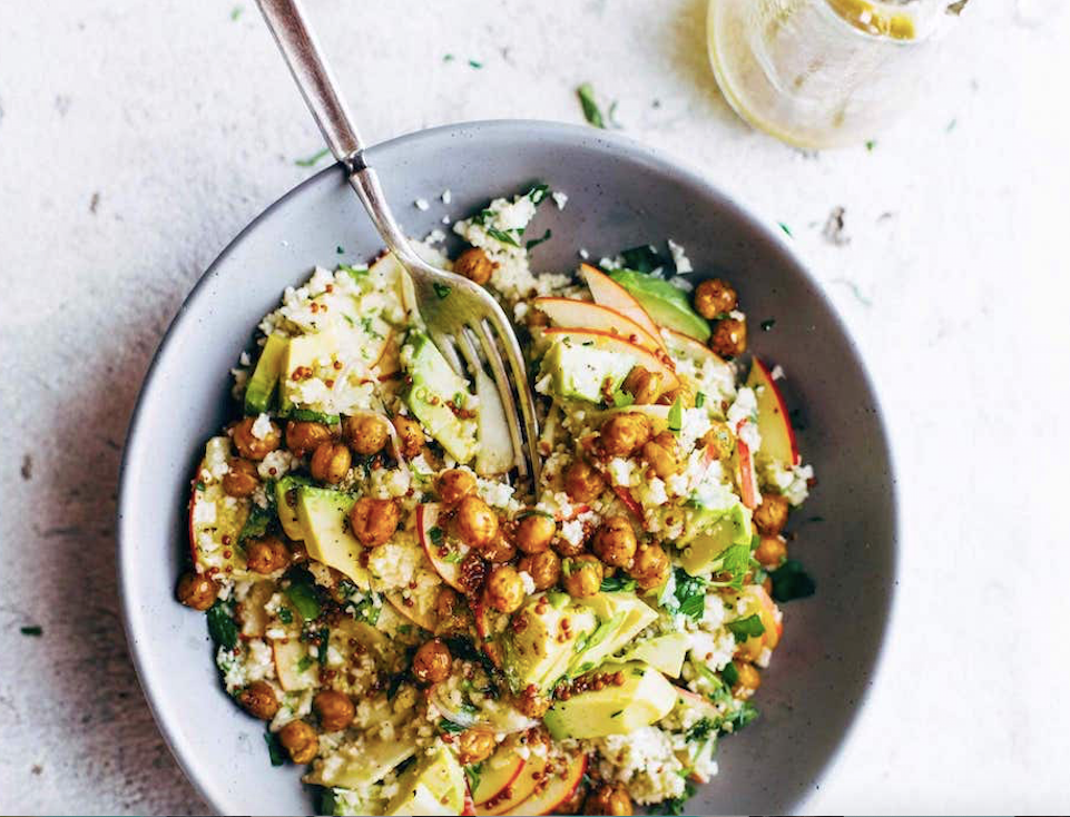 Cauliflower and Chickpea Herb Salad