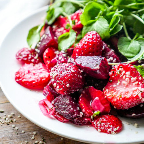 Roasted Beet & Strawberry Salad