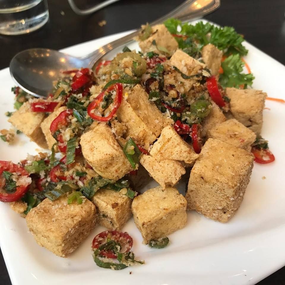 Crispy Tofu Garlic & Chilli