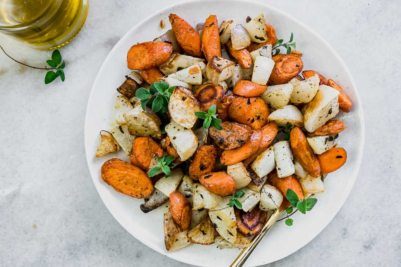 Roasted Carrots and Turnips