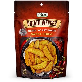 Potato Wedges - DJ&A Potato Wedges Sweet Chilli 100gm