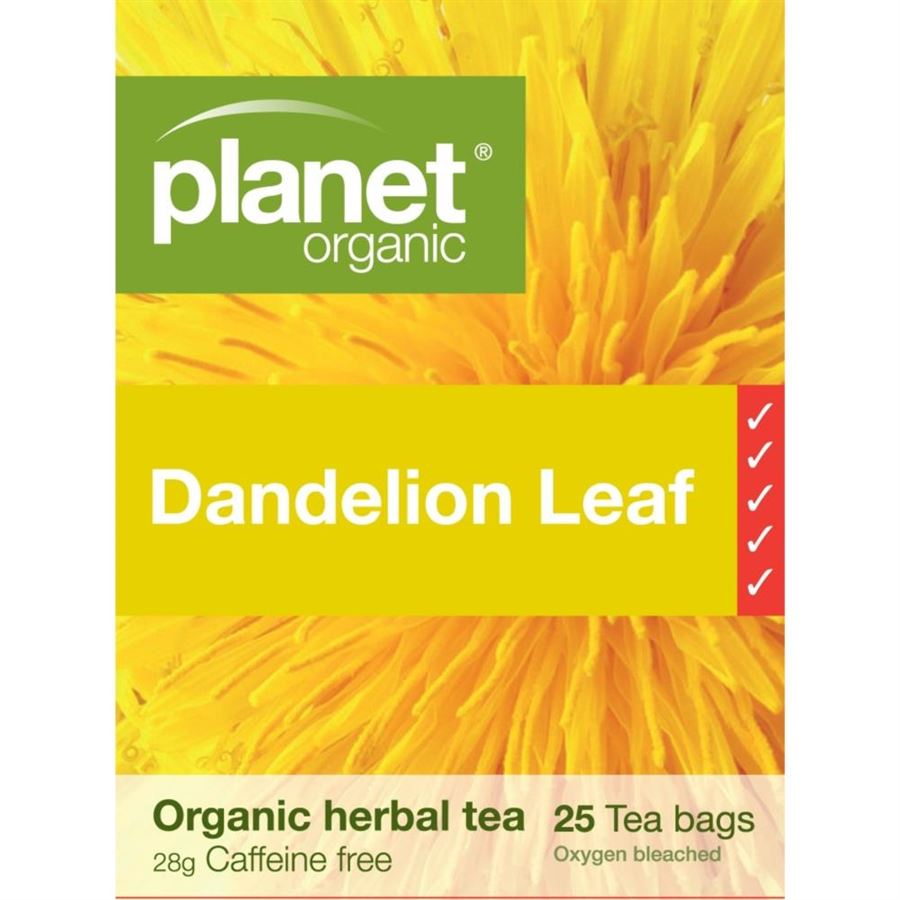 Tea - Dandelion Leaf Planet Organic 25 tea bags