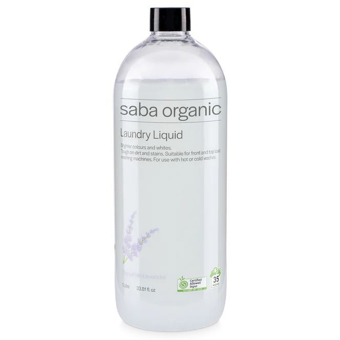 Laundry Liquid - Saba Organic 1Lt