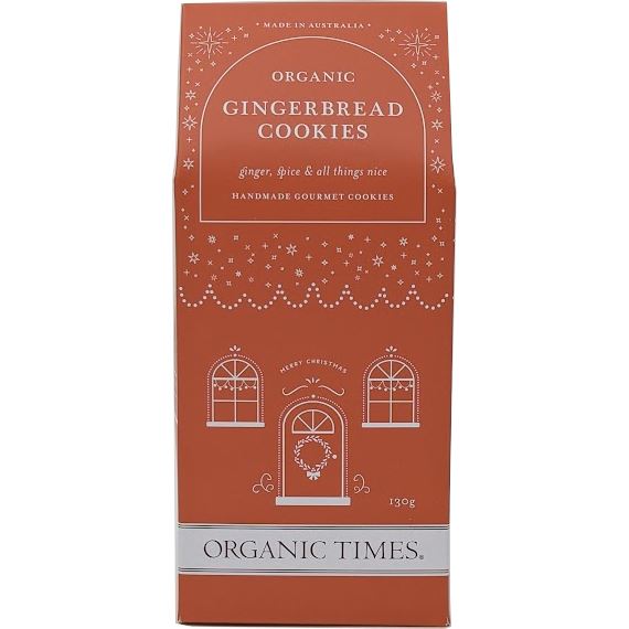 Gingerbread Cookies - Organic Times 130g