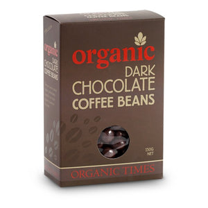 Chocolate - Dark Chocolate Coffee Beans 150g by Organic Times