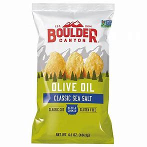 Chips - Boulder Canyon Olive Oil (Sea Salt) Potato Chips 142g