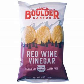 Chips - Boulder Canyon Red Wine Vinegar Potato Chips 142g